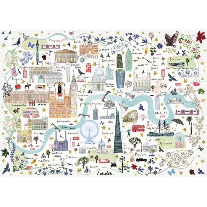 Puzzle Gibsons-G6606 Map of London