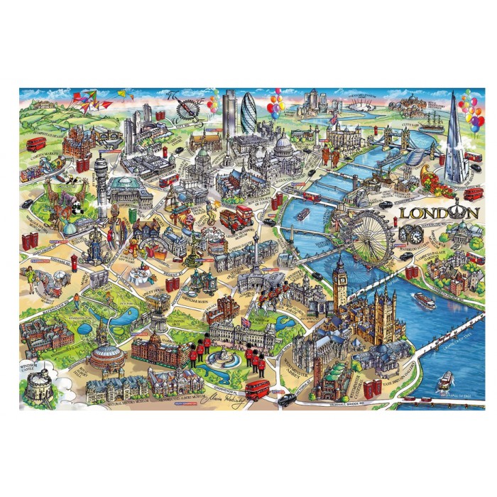 Puzzle Gibsons-G7066 London Landmarks