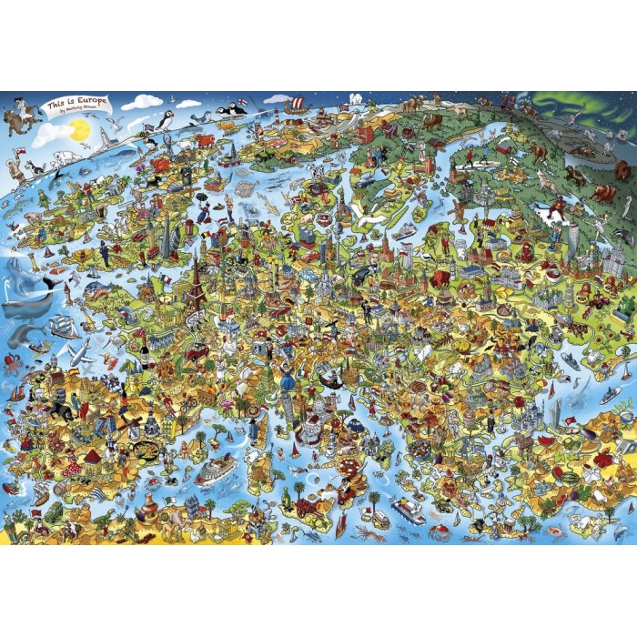 Puzzle Gibsons-G7113 This is Europe