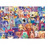 Puzzle  Gibsons-G7136 The World of Cats & Dogs