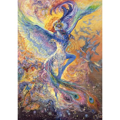 Puzzle  Grafika-F-30035 Josephine Wall - Blue Bird