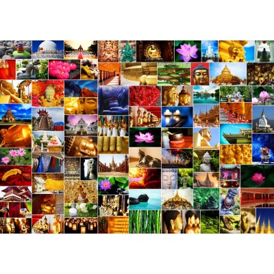Puzzle  Grafika-F-30055 Collage - Zen