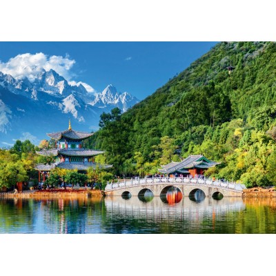 Puzzle  Grafika-F-30095 Jade Dragon Snow Mountain
