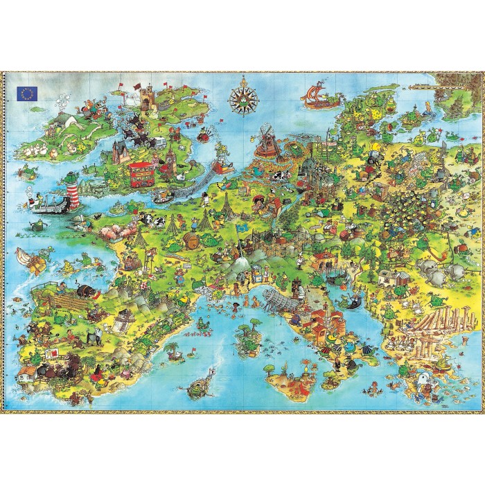 Heye-08854 Degano Puzzle: United Dragons