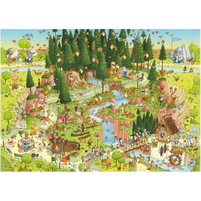 Puzzle  Heye-29638 Marino Degano: Habitat from the black forest