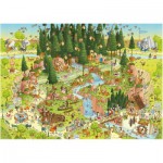 Puzzle  Heye-29638 Marino Degano: Habitat from the black forest