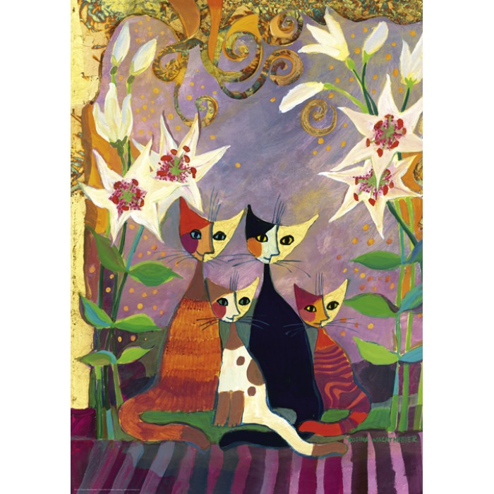 Puzzle Heye-29819 Rosina Wachtmeister - Lilies