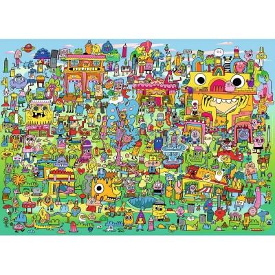 Puzzle  Heye-29936 Doodle Village