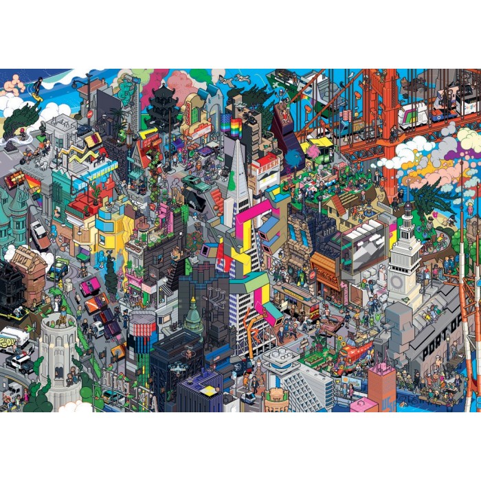 Puzzle Heye-30055 La Quête de San Francisco