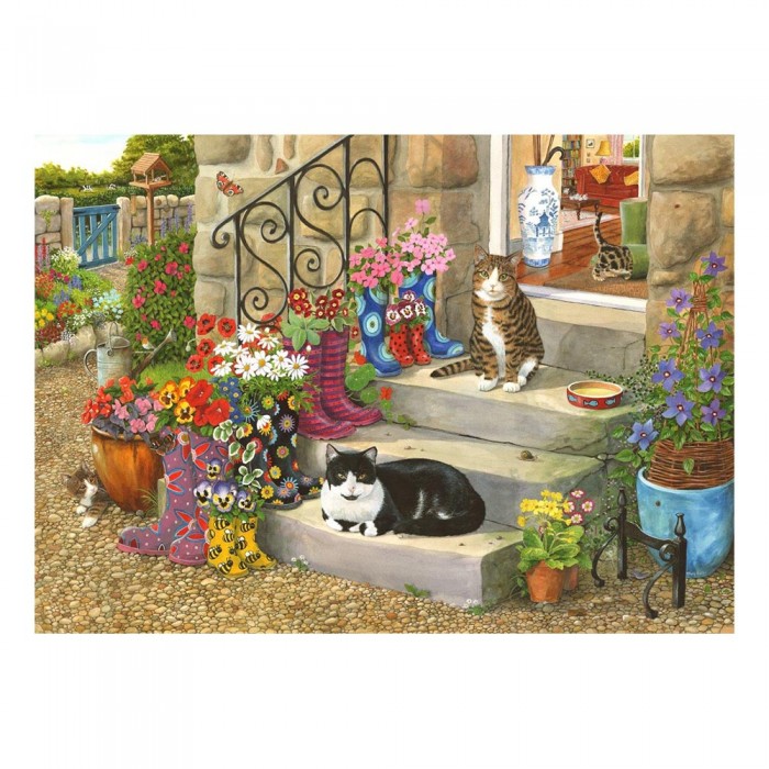 Puzzle House-Of-Puzzles-HP0364 XXL Pieces - Puss 'N' Boots