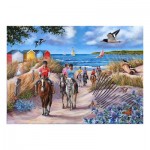 Puzzle  House-Of-Puzzles-HP0603 XXL Teile - Pferde am Meer