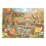 Puzzle  House-Of-Puzzles-HP0624 XXL Teile - Schneeglöckchen-Wanderung