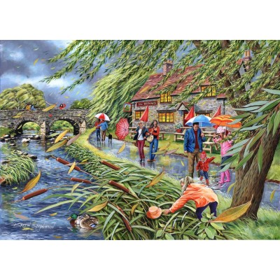 Puzzle  House-Of-Puzzles-HP0664 Wind In Den Weiden