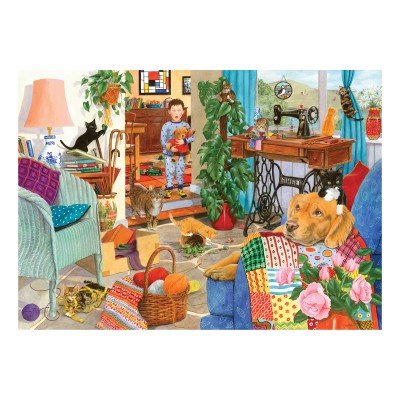 Puzzle  House-Of-Puzzles-HP0702 Kitten Chaos