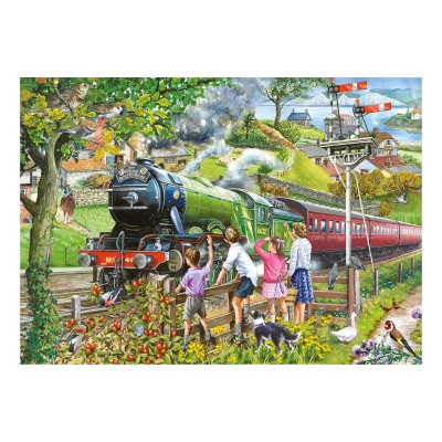 Puzzle  House-Of-Puzzles-HP0724 XXL Pieces - Full Steam Ahead