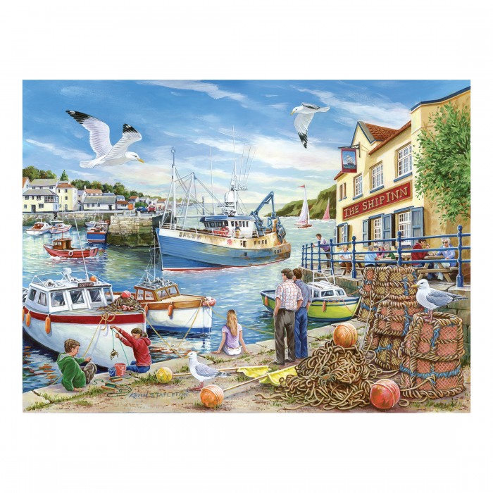 Puzzle House-Of-Puzzles-HP0757 XXL Pieces - Ship Inn