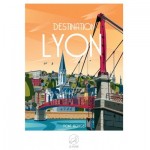 Puzzle  Puzzle-La-Loutre-6280 Destination LYON - Pont Rouge