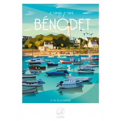 Puzzle  Puzzle-La-Loutre-9366 Je t'aimais, je t'aime et je BÉNODET
