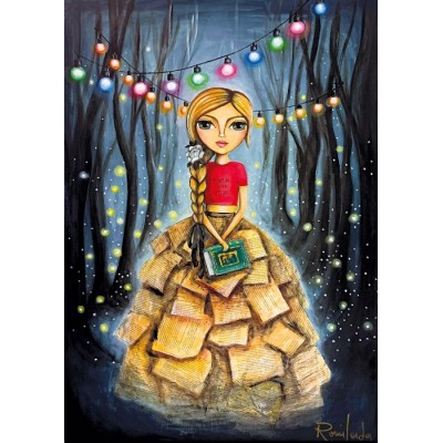 Puzzle  Magnolia-1724 Bookworm Girl