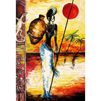 Puzzle  Magnolia-2319 African Woman