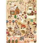 Puzzle  Magnolia-4106 Gingerbread Wonderland