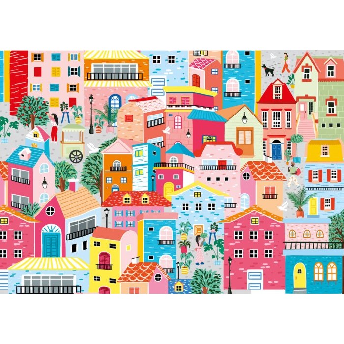 Puzzle Magnolia-9101 Colorful Houses