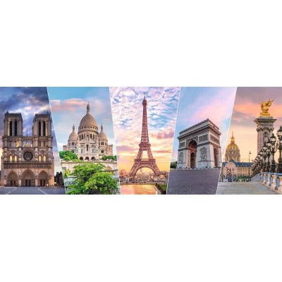 Puzzle  Nathan-00890 Monuments of Paris