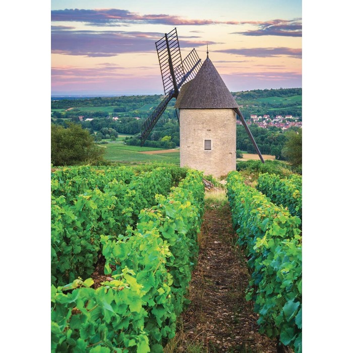 Puzzle Nathan-00898 Moulin Sorine - Vignoble de Santenay - Bourgogne