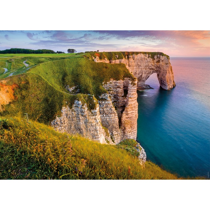 Puzzle Nathan-00901 Roots and Wings - View of the Cliffs at Étretat