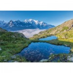 Puzzle  Nathan-00947 Lac des Chéserys, Massif du Mont Blanc