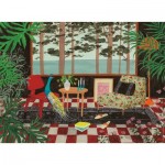 Puzzle  Nathan-00964 Intérieur au Paon - Yukiko Noritake