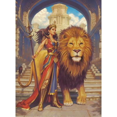 Puzzle  Nathan-01153 The Lion Tamer (Collection Fantastique)