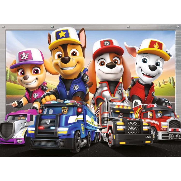 Puzzle Nathan-86160 XXL Teile - Paw Patrol Trucks