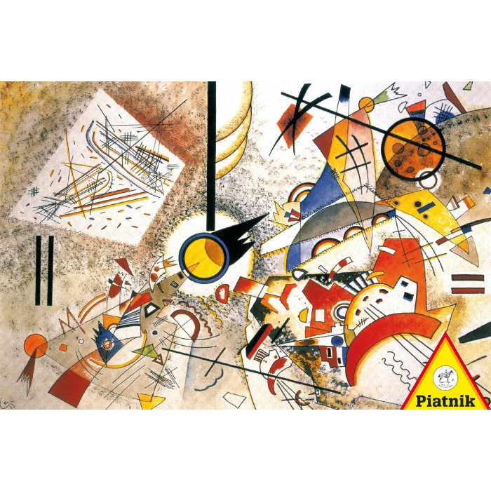 Puzzle Piatnik-5396 Kandinsky Wassily : Bustling Aquarelle