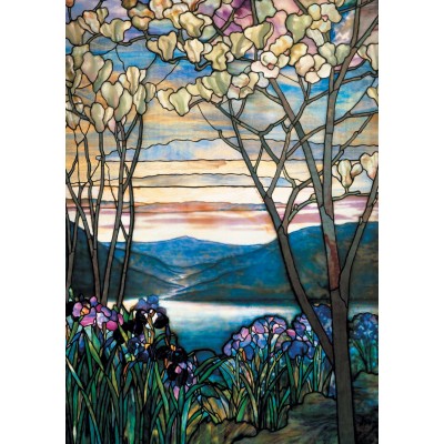 Puzzle  Piatnik-5520 TIFFANY - MAGNOLIAS ET IRIS