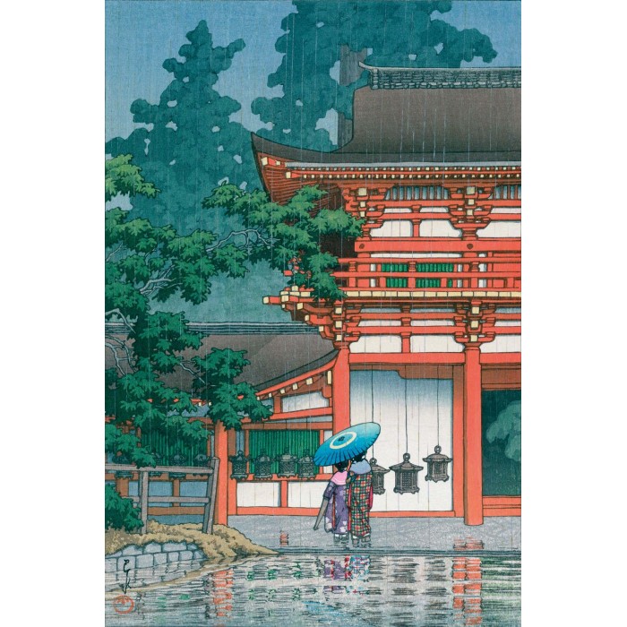 Puzzle-Michele-Wilson-A1284-350 Handgeschnittenes Holzpuzzle - Kasuga Taisha Schrein
