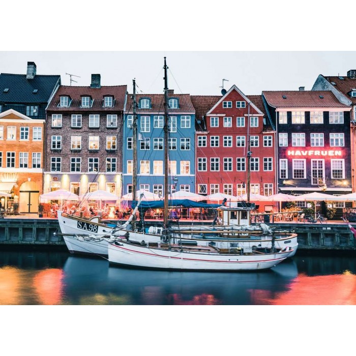 Puzzle Ravensburger-00111 Copenhaguen - Danemark