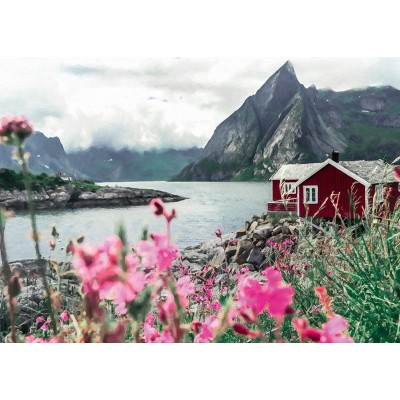 Puzzle  Ravensburger-00112 Lofoten - Norway