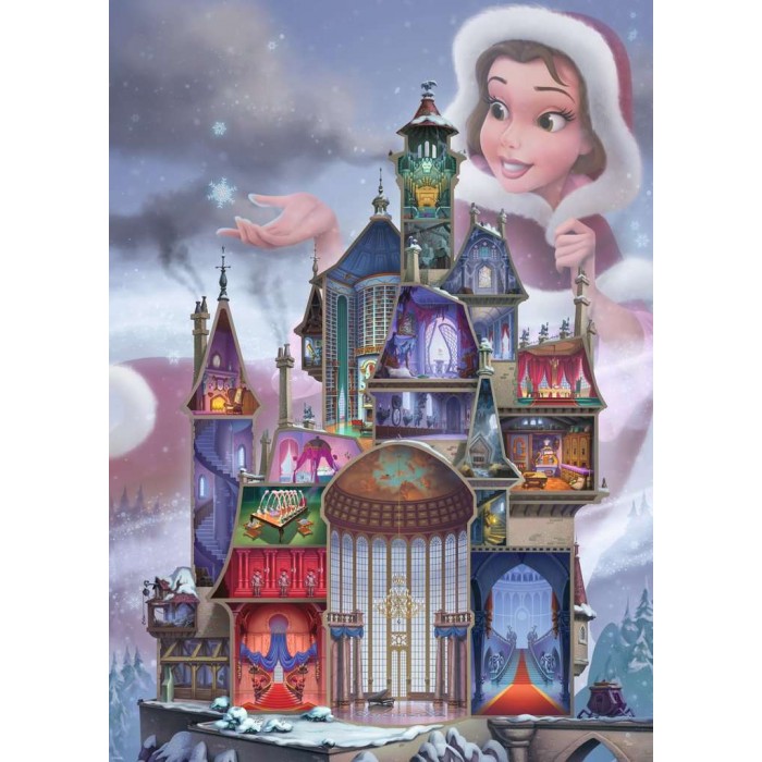 Puzzle Ravensburger-00262 Disney Castles Belle