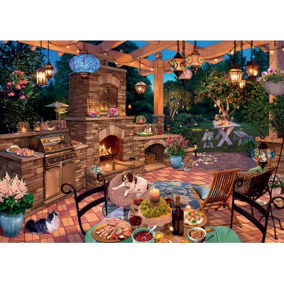 Puzzle  Ravensburger-00280 Outdoor Kitchen