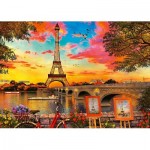 Puzzle  Ravensburger-00461 The Banks of The Seine, Paris