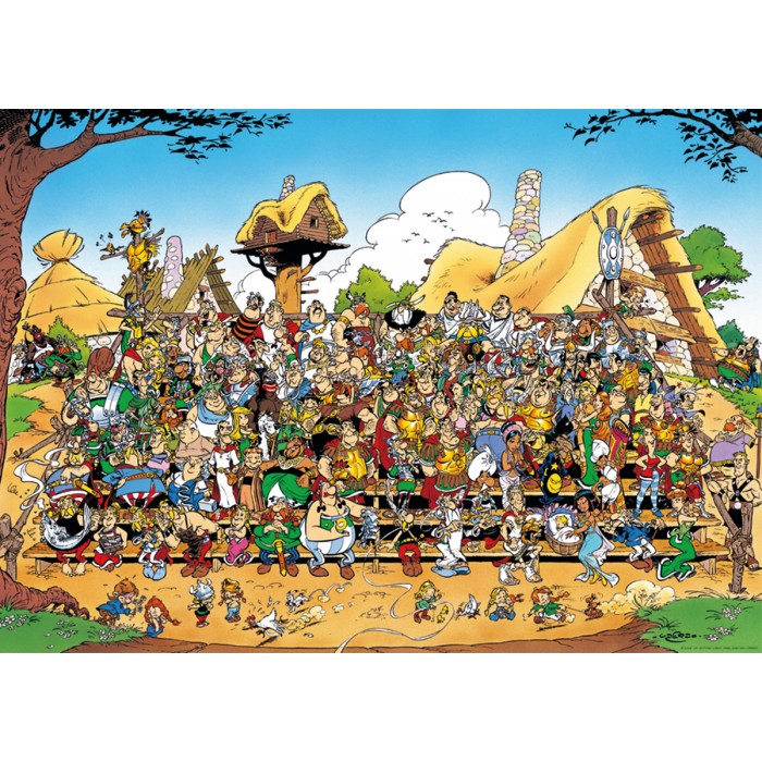 Ravensburger-00473 Jigsaw Puzzle - 1000 Pieces - Asterix and Obelix : Family Picture