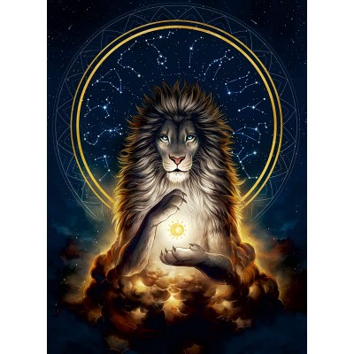 Puzzle  Ravensburger-00480 Starline - Shining lion