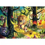 Puzzle  Ravensburger-00513 Lions, Tigers & Bears