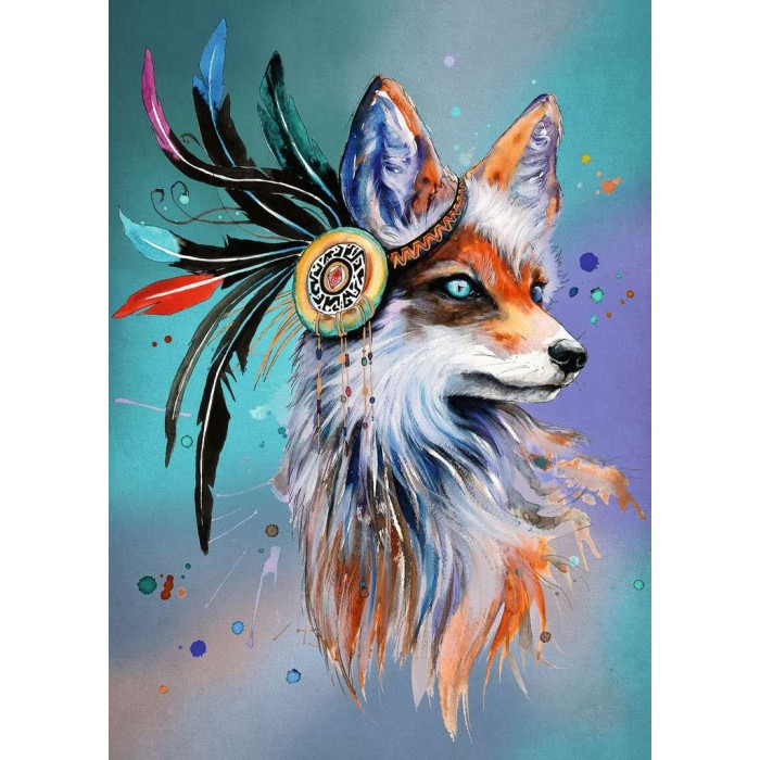 Puzzle Ravensburger-00519 L'Esprit du Renard