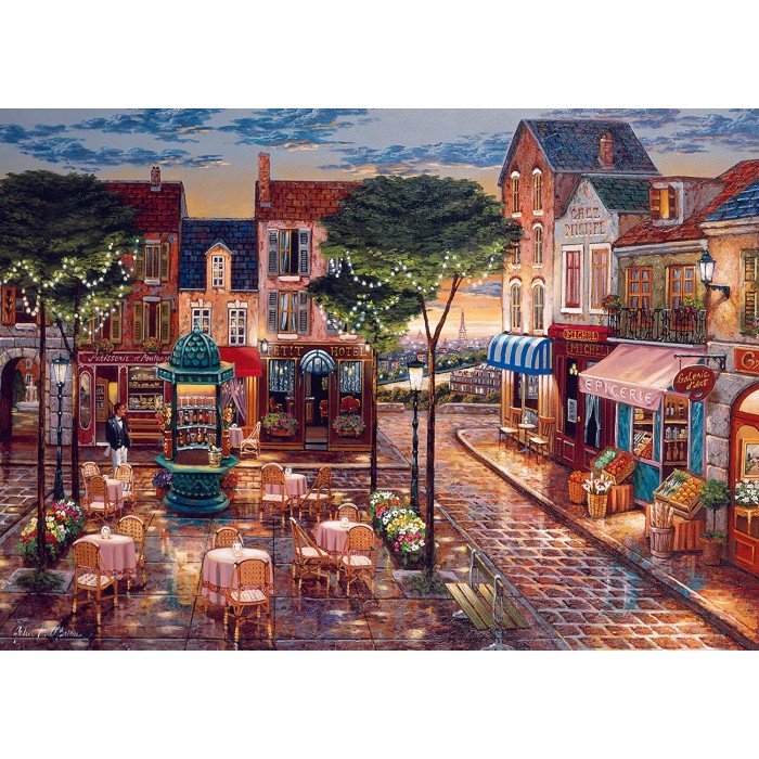Puzzle Ravensburger-00521 Paris in Painting