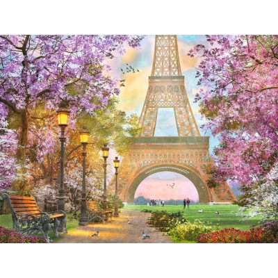 Puzzle  Ravensburger-00694 Love in Paris