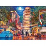 Puzzle  Ravensburger-00709 Evening in Pisa