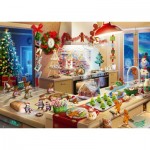 Puzzle  Ravensburger-00718 Gingerbread men