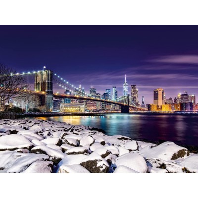 Puzzle  Ravensburger-00734 New York in Winter